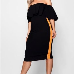 Brand new with tags ruffle bodycon dress